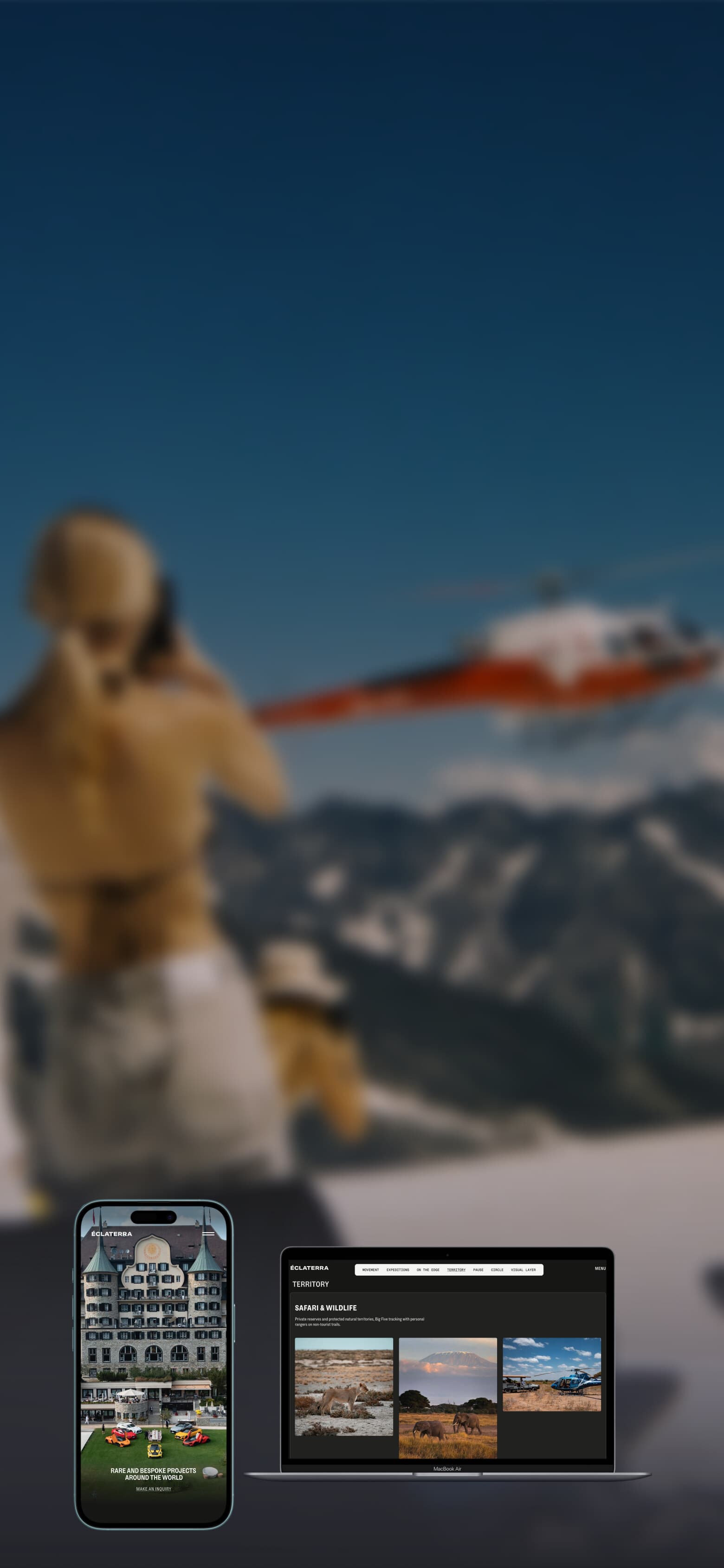 Éclaterra bespoke travel experience preview